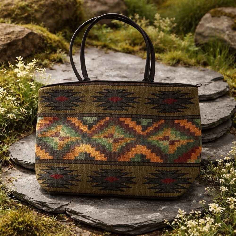 Woven Southwest Style Tote